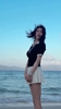 太香了😍 大鹅海边拍摄人妻感拉满!曹岩太遭人嫉妒啦😭