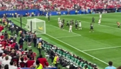 严重漏人!实拍摩洛哥1-0领先加拿大,乌纳希不停球直接推射破门